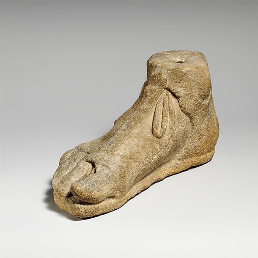 Limestone right foot