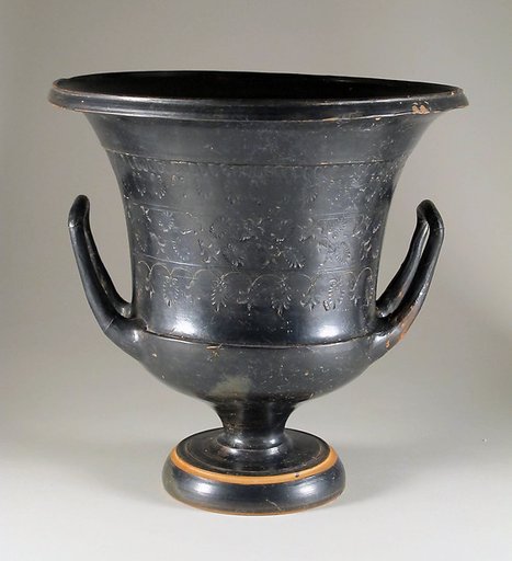 Terracotta calyx-krater (bowl for mixing wine and water)