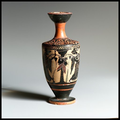 Terracotta lekythos (oil flask)
