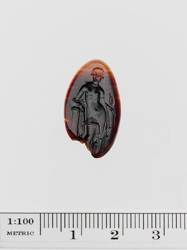 Agate oval gem