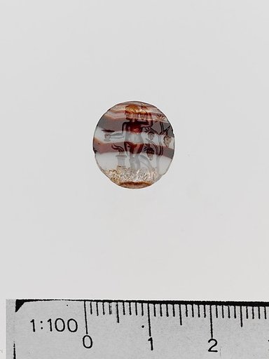 Banded agate ring stone