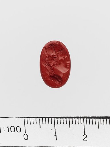 Red jasper ring stone