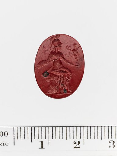 Red jasper ring stone