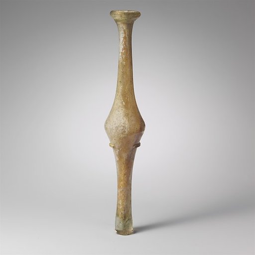 Glass fusiform bottle