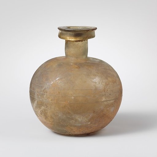 Glass globular bottle