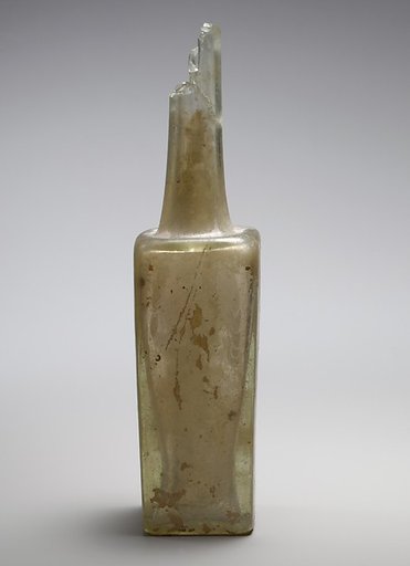 Glass 'Mercury' bottle