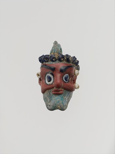 Glass head pendant