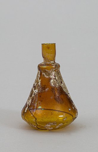 Glass perfume bottle