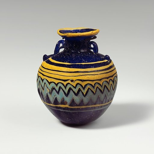 Glass aryballos (perfume bottle)