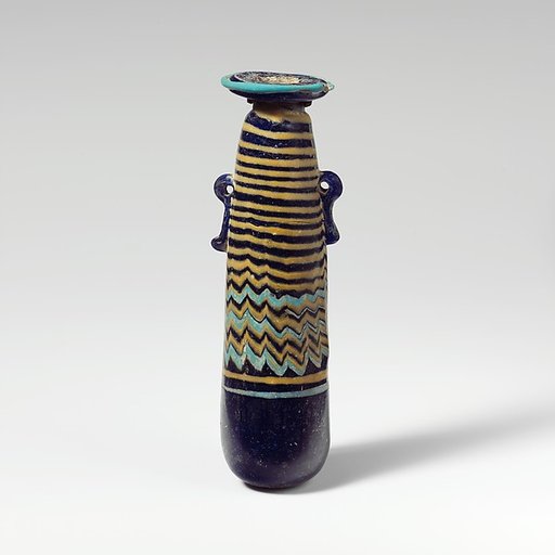 Glass alabastron (perfume bottle)
