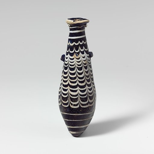 Glass alabastron (perfume bottle)