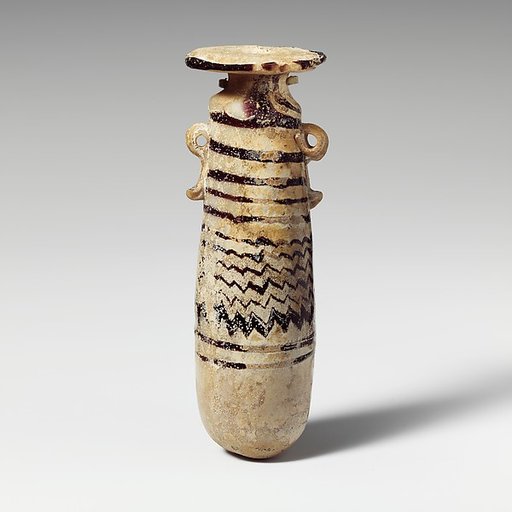 Glass alabastron (perfume bottle)