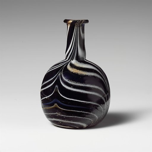 Glass mosaic perfume bottle
