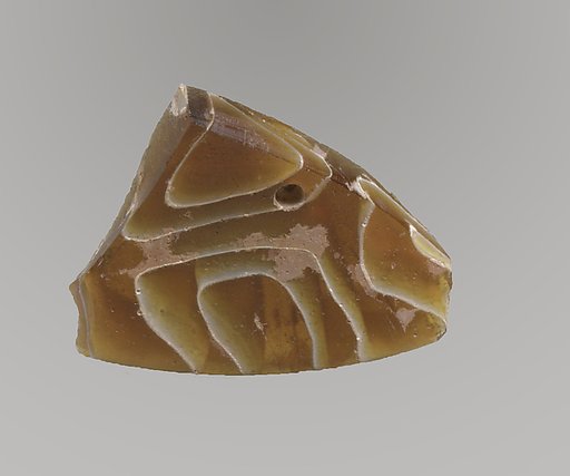 Glass mosaic vessel fragment