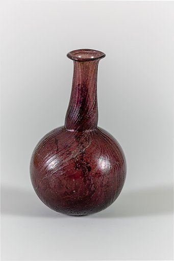 Glass perfume bottle