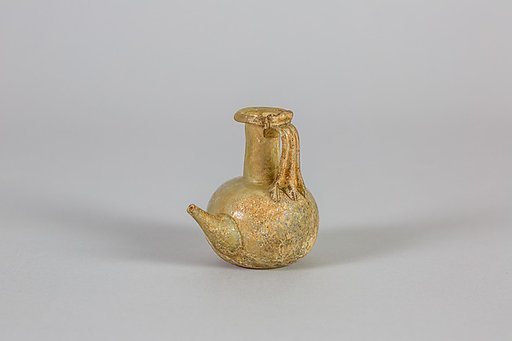 Glass jug with spout