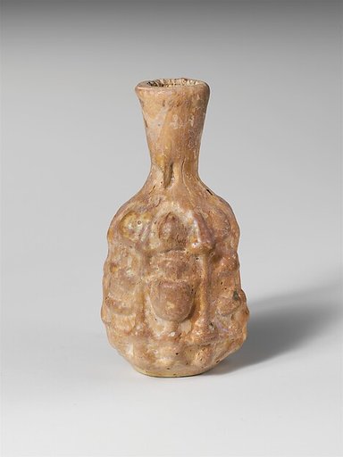 Glass hexagonal bottle