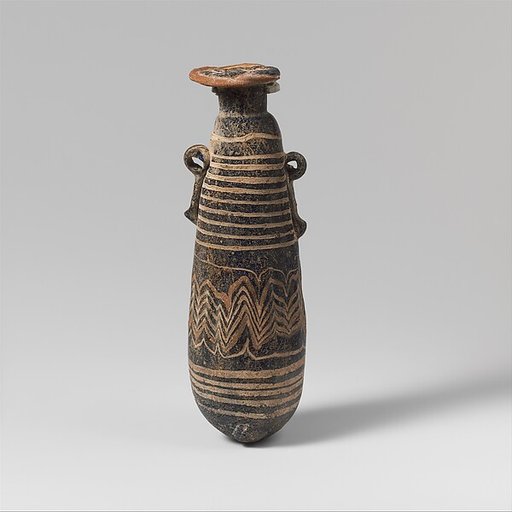 Glass alabastron (perfume bottle)
