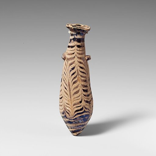Glass alabastron (perfume bottle)
