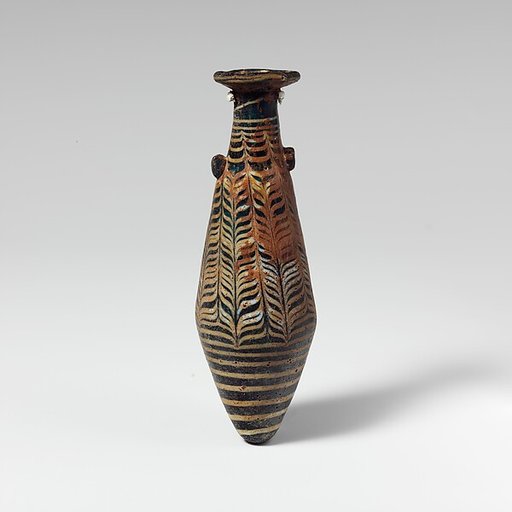 Glass alabastron (perfume bottle)