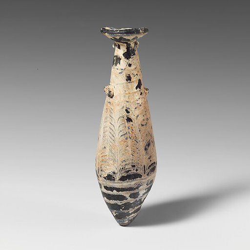 Glass alabastron (perfume bottle)