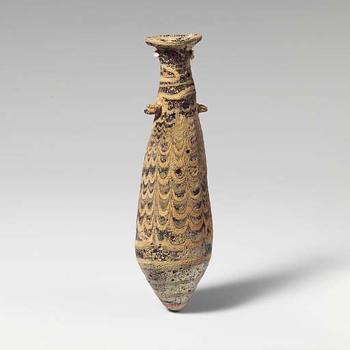 Glass alabastron (perfume bottle)