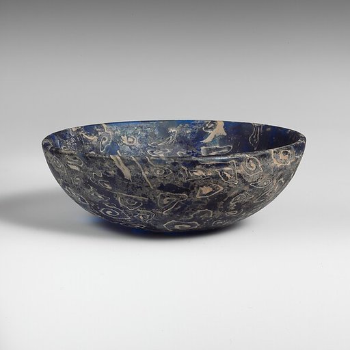 Glass mosaic bowl