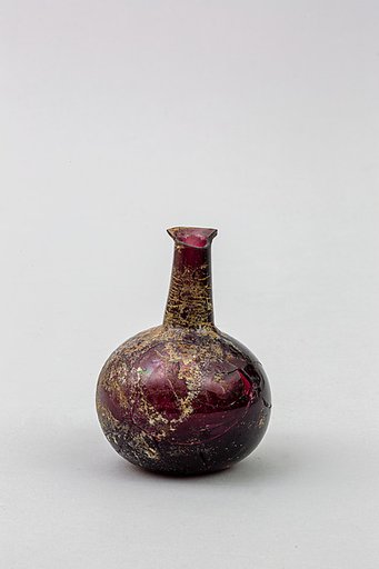 Glass perfume bottle