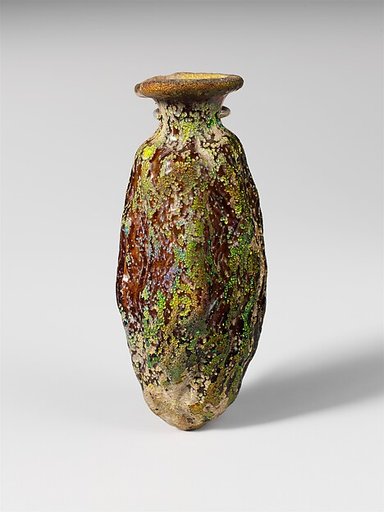 Glass bottle shaped like a date