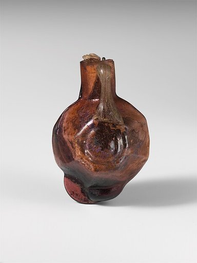 Glass multi-sided bottle