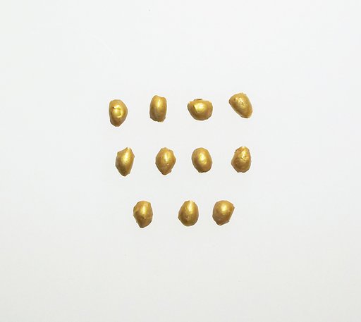 Bead ornaments, oval, 11