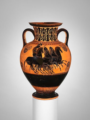 Terracotta neck-amphora (jar)