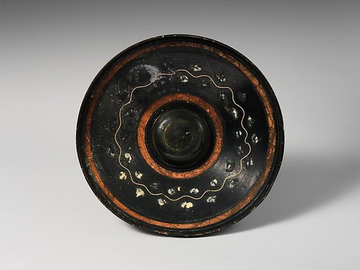 Terracotta phiale mesomphalos (libation bowl)