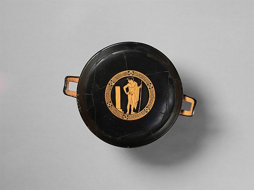 Terracotta kylix (drinking cup)
