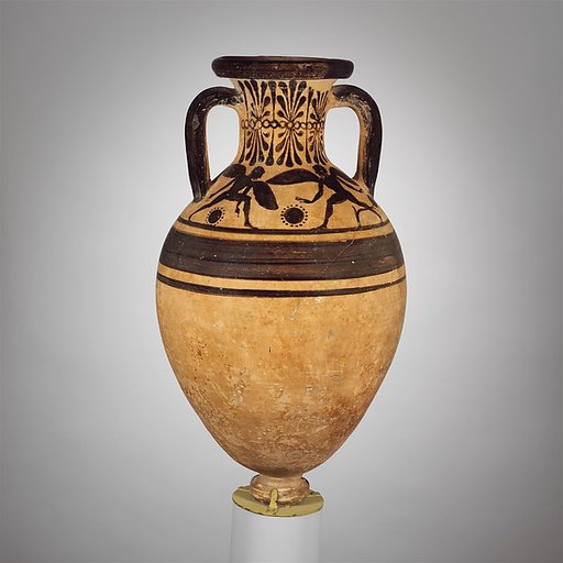Terracotta neck-amphora (jar)