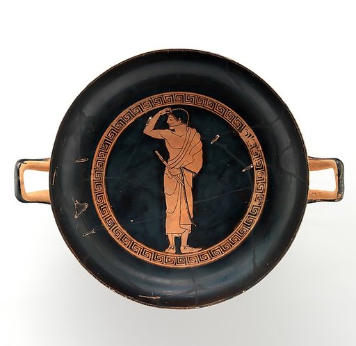 Terracotta kylix (drinking cup)