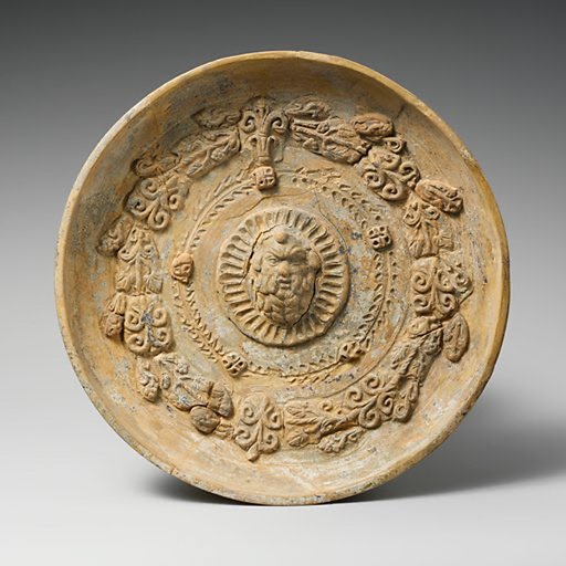Terracotta phiale (libation bowl)