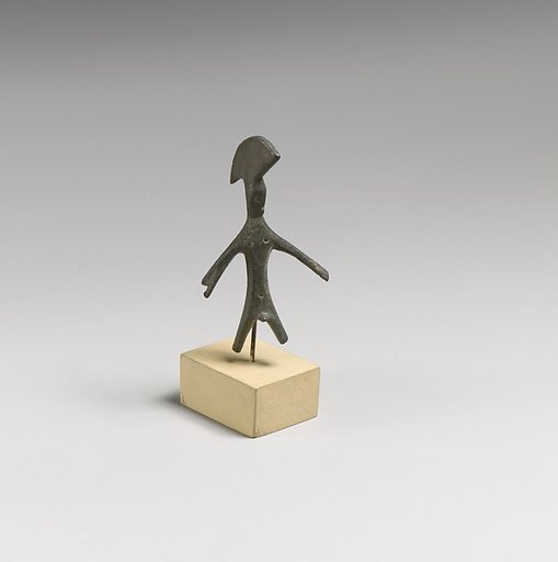 Statuette of striding warrior (Ares?)