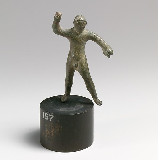 Bronze statuette of Herakles