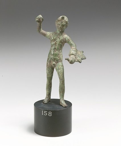 Bronze statuette of Herakles