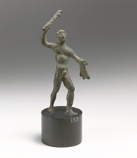 Bronze statuette of Herakles