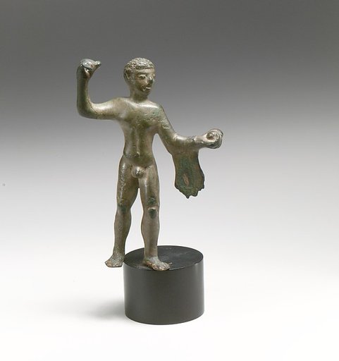 Bronze statuette of Herakles