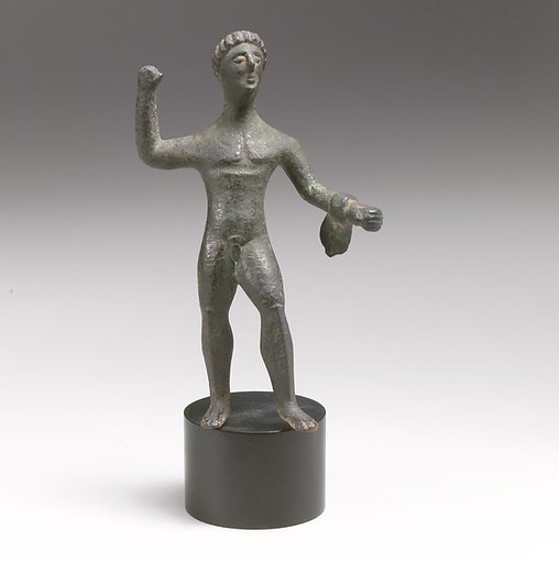 Bronze statuette of Herakles