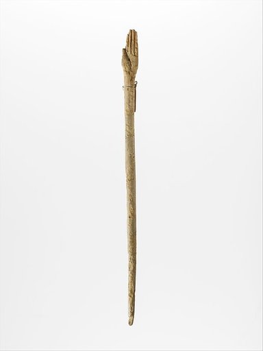 Bone pin with head in the form of a hand