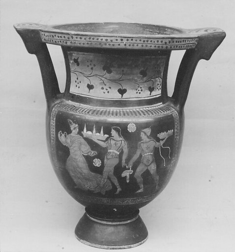 Terracotta column-krater (mixing bowl)