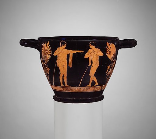 Terracotta skyphos (deep drinking cup)