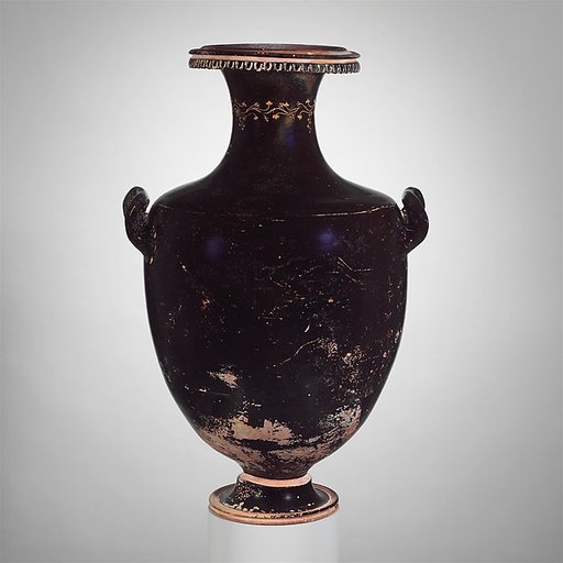 Terracotta hydria (water jar)