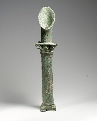 Bronze spout in the form of a Corinthian column