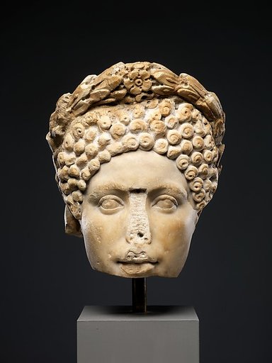 Portrait head of a woman