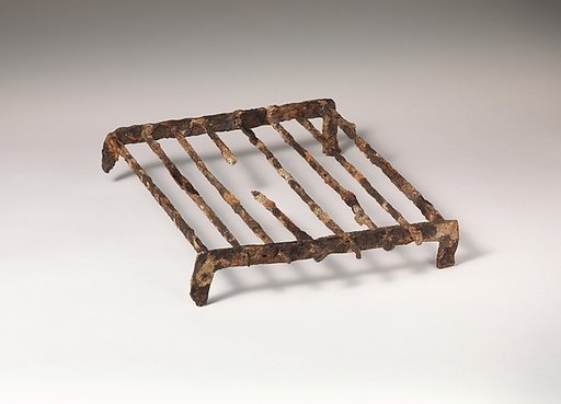 Iron fire-grate